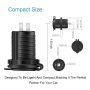 12V Waterproof Car Cigarette Lighter Socket Outlet Charger Power Adapter Plug US - Image 3