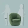 Better Homes & Gardens Mira Kids Swivel Chair, Olive Velvet - Image 4