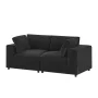 Aronas 79'' Corduroy Loveseat - Image 3