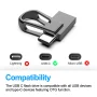 USB C Flash Drive 64GB for Android Phones OTG External Storage Photos Stick Topesel Swivel USB 3.0 Thumb Drive Black - Image 2