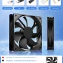 120mm 12cm 12025 Fan 5V 12V 24V 120mm*120mm*25mm Fan DC Brushless Cooling Fan 120x120x25mm USB 2PIN PC Computer Case Cooler - Image 4