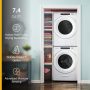 Whirlpool - 7.4 cu.ft Front Load Heat Pump Dryer with Intiutitive Touch Controls, Advanced Moisture Sensing - White - Image 4