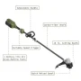 62V 16" Cordless Carbon Fiber Shaft String Trimmer Brushless motor and quick reload spool with 2.5AH Battery and Charger - Image 3