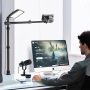 Overhead Camera Mount Table Stand with 2 Section Telescopic Arm, 13"-33" Adju... - Image 6