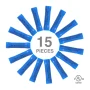 Ever Start 15-Piece Heat Shrink Splice Connectors, Blue, Model 5113 - Image 1