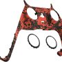 eXtremeRate Demons and Monsters Decorative Trim Shell Compatible with ps5 Controller, Soft Touch DIY Replacement Clip Shell, Custom Plates Cover Compatible with ps5 Controller with Accent Rings - Image 4