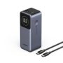 UGREEN - Nexode 100W 12000mAh Power Bank with Smart Display, Portable Charger for Laptops, Tablets, Cell Phones - Black - Image 1