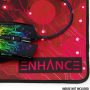 ENHANCE Large Gaming Mouse Pad XL - Big Mouse Mat , Anti-Fray Stitching , Non-Slip Rubber Base , High Precision Tracking for Thick Mousepad Smooth Cloth Fabric Professional Esports Mat (Red) - Image 5
