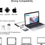 BoYata Wireless Keyboard, Ultra Slim Keyboard with Type-C Converter Compatible - Image 2