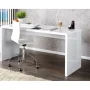Bronislava High Gloss Home Office White Desk - Sleek Design - Image 4