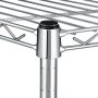 15 in. H x 14 in. W x 30 in. D Simple Deluxe 1-Shelf Shelving Silver Adjustable Storage Units, Steel Organizer Wire Rack - Image 2