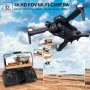 AUOSHI 4K FPV Drone with Dual Camera & Brushless Motor, 2 Batteries, Optical Flow, Gesture & Trajectory Control, RC Quadcopter with Carrying Case, Easy to Fly, Great Gift for Beginners,Teens & Adults - Image 3