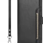 SaharaCase - Indy Series Leather Folio Wallet Case for Samsung Galaxy S25 - Scorpion Black - Image 2