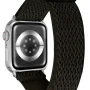 WITHit Black Elastic Band with Slider Closure for 38/40/41mm Apple Watch®, Unisex, Chevron Weave - Image 2