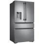 Samsung - 36 in. Wide 22.7 Cu. Ft. 4-Door Flex French Door Counter-Depth Fingerprint Resistant Refrigerator - Stainless Steel - Image 2