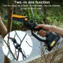 2-in-1 Cordless Pole Saw & Mini Chainsaw, Brushless Electric Chain Saw with 2 x 2.0Ah Battery, 4.9-7.5ft Adjustable Pole Saw - Image 2