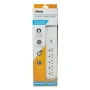 5 ft. 6-Outlet 1080-Joule Surge Protector Power Strip with Remote Control and Safety Covers - Image 2