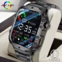 Original Men Smartwatch Flashlight Bluetooth Call Fitness Clock IP68 Waterproof Sports Men for Android IOS Smart Watch 2025 New - Khaki WhMilan - Image 1