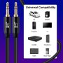 SHD Aux Cable, 3.5mm Audio Cable Aux for Car Auxiliary Audio Stereo Cable 3.5mm Cord Premium Sound Dual Shielded with Gold Plated Connectors-15Feet - Image 3