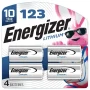 123 Lithium Batteries (4-Pack), 3V Photo Batteries - Image 1