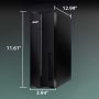 Acer - Aspire XC-1715 Desktop- Intel Processor N150 - 512GB M.2 2280 PCIe SSD-8GB DDR5 Memory - Black - Image 4