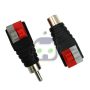 Speaker Wire cable to Audio Male RCA Connector Adapter Jack Plug Lot - Image 2