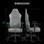 Razer - Iskur V2 X Ergonomic Gaming Chair with Multi-Layered Upholstery - Light Gray - Image 2