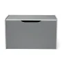 Humble Crew Kid Toy Box, Hinged Toy Storage Chest with Lid, Grey/White - Image 2