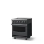 Viking - 30 in. Wide 4 Elements Pro 5 Series 4.7 Cu. Ft. Freestanding Electric Convection Range - Cast Black - Image 2