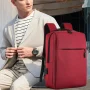 Pompotops Red Laptop Backpack 15.6 Inch, Business Slim Durable Laptops Travel Backpacks With USB Charging Port, College School Computer Bag Gifts For Men And Women - Image 5