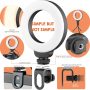 4" Ring Light Clip On, Video Conference Lighting, Laptop Light for Computer, Webcam Lighting, Zoom, Selfie, Remote Working, Distance Learning, YouTube, TikTok - Image 3