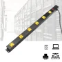 6-Outlet Metal Spaced Power Strip with 3 ft. Cord - Image 6