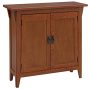 Russet Brown Mission Hall Stand - Image 2