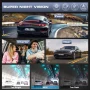 AUOSHI 3 Channel Dash Cam Front and Rear, 4K/2.5K + 1080P Premium Car Camera for Cars with Wi-Fi GPS, Night Vision, 3.16" IPS Touchscreen, 24H Parking Mode, WDR, Type-C, 64GB SD Card Included - Image 2