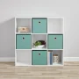 Mainstays 9-Cube Storage Organizer Bookcase, White - Image 2