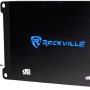 Rockville dB11 Mono Car Amplifier, 1400W Peak, 350W RMS, 2 Ohm, Class D | Bass Knob, MOSFET Power Supply, Compact, Low Pass Filter, Subsonic Filter, 12dB Bass EQ, Phase Control, Crossover - Image 1