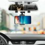 Universal 360 Rotation Car Rear View Mirror Mount Stand GPS Cell Phone Holder US - Image 4