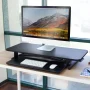 Mount-It! Standing Desk Converter, Sit Stand Desk Riser, 37 inch Platform - Image 2