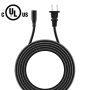 6ft UL AC Power Cord Cable For LG SH4 SH5 LAS160B Sound Bar 2-Prong Lead Charger - Image 1