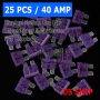 25 Pack 40 Amp ATC ATO Blade Fuse kit Auto Car Boat Marine Truck Motorcycle 5A - Image 1