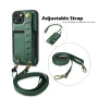 Wallet Case for iPhone 13 13 Pro 13 Pro Max, Njjex PU Leather Crossbag Lager Capacity [Shoulder Straps] [Card Slots] Flip Folio Wallet Case Cover -Green - Image 5