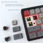 Ractous RTK61BP 60% Mechanical Gaming Keyboard with Dye-Sublimation Keycap Bluetooth 5.0/Wireless/Wired Keyboard Hot Swappable RGB Backlit 61Key Full Key Programmable-Black(Gateron Optical Red) - Image 5