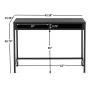Mainstays Sumpter Park Student Desk, Solid Black - Image 3
