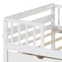 Twin Daybed with Fence and 2 Drawers Kids Bed for Boys & Girls - Image 3