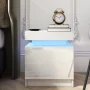 Albanese Manufactured Wood Nightstand with RGB LED Lights - Image 6