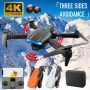 Drones Quadcopter 5G 4K GPS Drone x Pro with HD Dual Camera WiFi FPV Foldable RC - Image 2