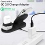 AICase Qi Wireless Charger, 3-in-1 Charging Pad,Multiple Devices Wireless Charger Dock for Air Pods,for Apple Watch Series 5/4/3/2/1 and for iPhone 11/11 Pro/11 Pro Max/XR/X/8 Galaxy Note10/9 and More - Image 3