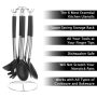 Stainless Steel and Silicone Kitchen Utensil (Set of 7) - Image 3