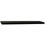 8 in. D x 36 in. L x 1-1/4 in. H Black Slim Shelf - Image 5