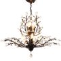 Garwarm 8-Light Vintage K9 Crystal Chandeliers Ceiling Lights Crystal Pendant Lighting Ceiling Light Fixtures Chandeliers Lighting for Living Room Bedroom Restaurant Porch Chandelier(Gold) - Image 1